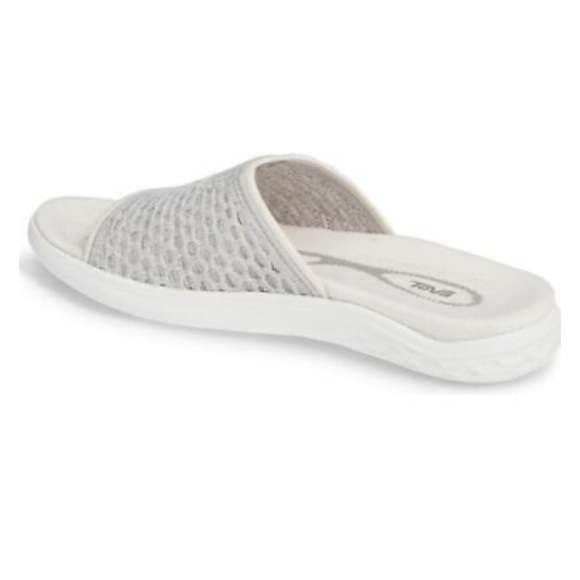 Teva Terra-float 2 Knit Slide Bright White Color Sandals Size 7 USA - Picture 4 of 11